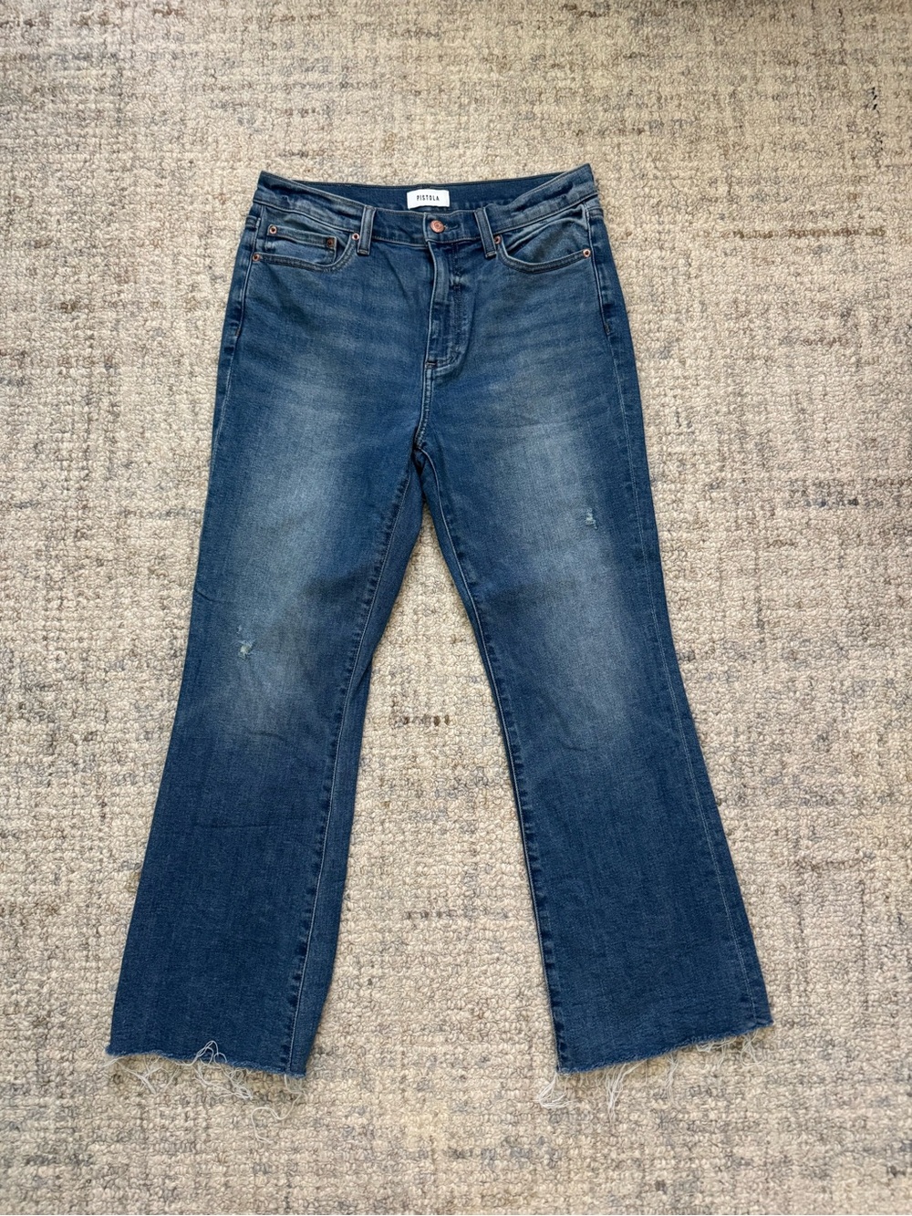 pistola Dark Blue Wide Leg Jeans